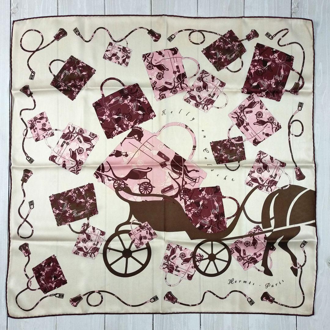 エルメス HERMES カレ70 スカーフ　ケリーの馬車