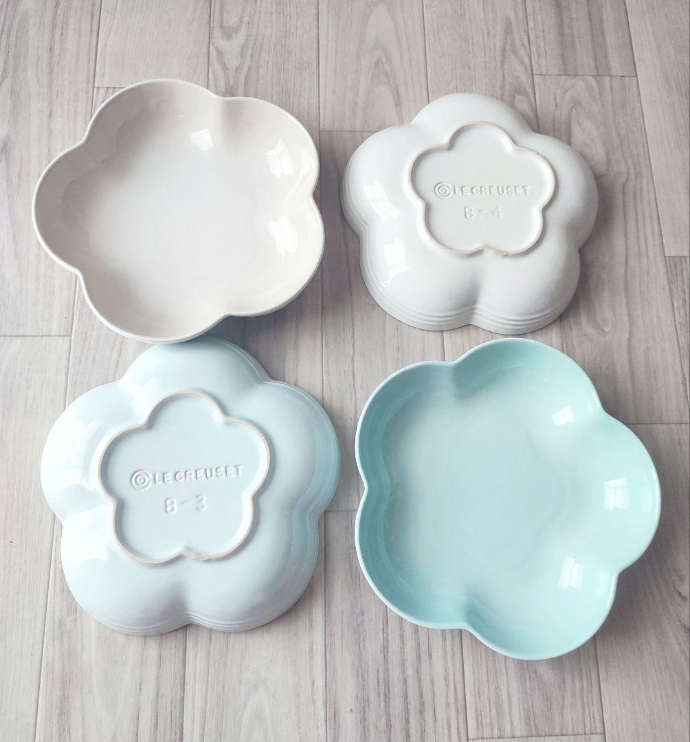 ルクルーゼ　フラワーディッシュ　6枚セット