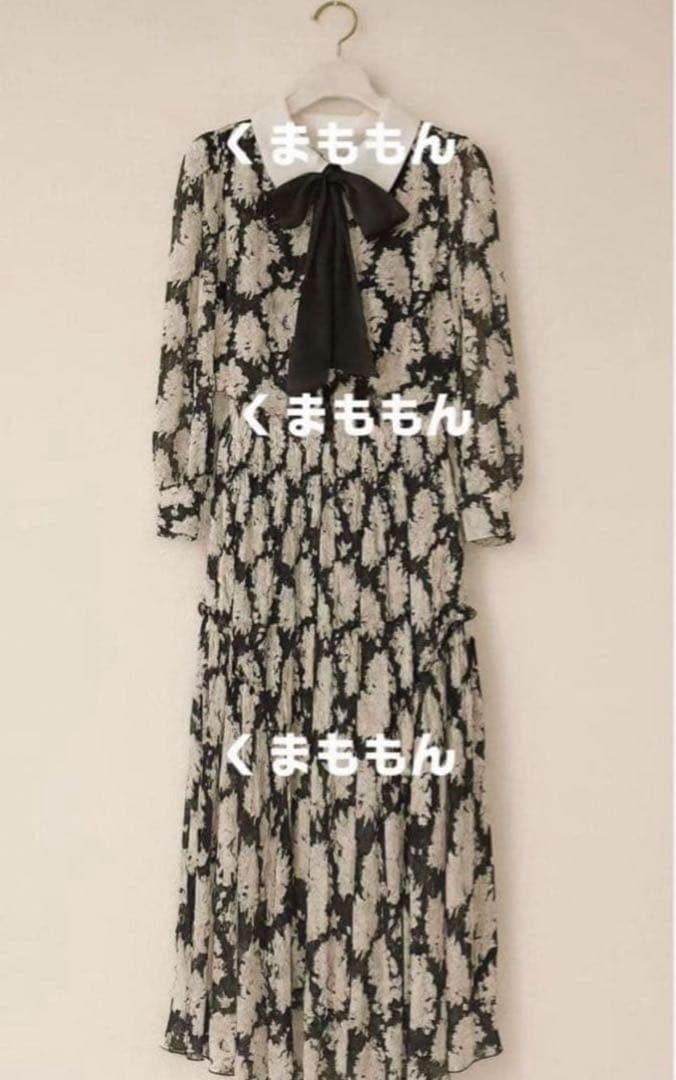 内田有紀さん着用 polyester chiffon ワンピース