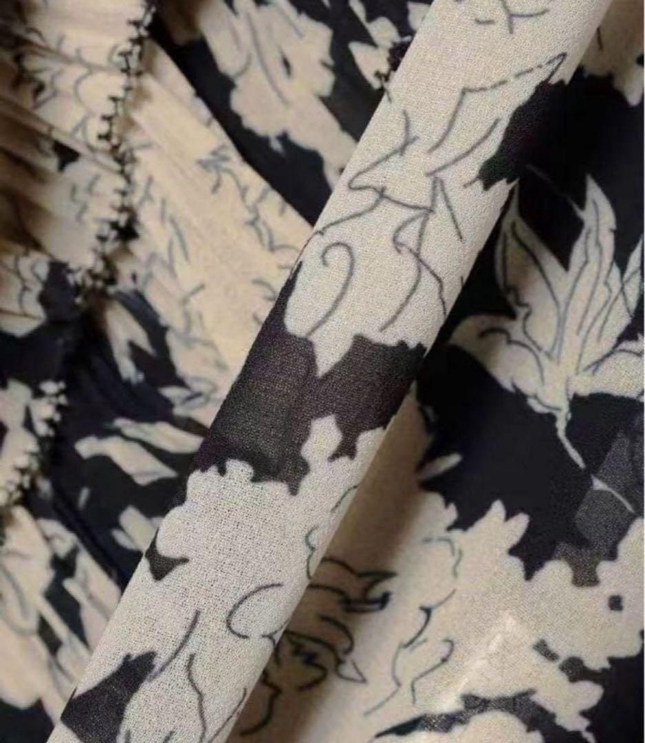 内田有紀さん着用 polyester chiffon ワンピース