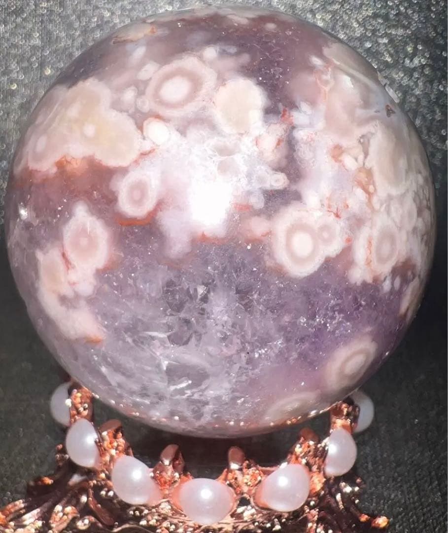⑨⭐️ピンクアメジスト⭐️桜瑪瑙⭐️スフィア⭐️笑口⭐️フラワーアゲート⭐️花瑪瑙⭐️天然石