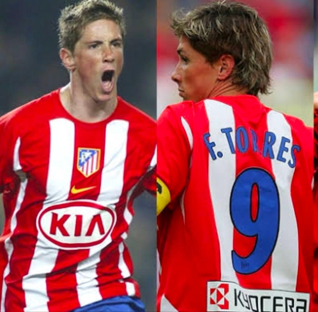【希少・選手仕様】アトレティコ・マドリード 05/06 Fトーレス ユニフォーム