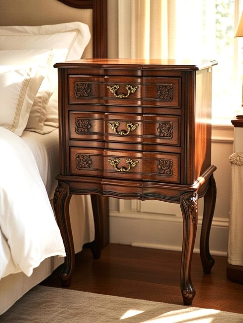 イタリア チェスト ナイトテーブル ネコ脚 クラシック アンティーク 205