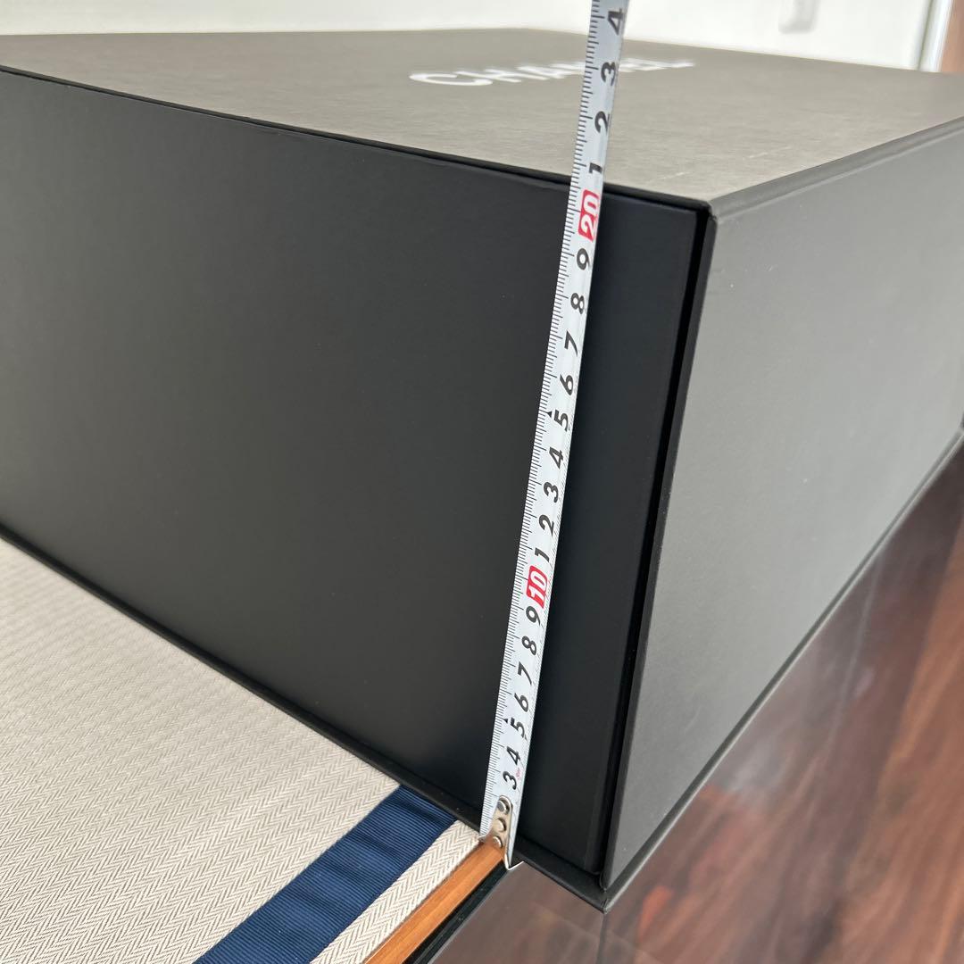 シャネル　ギフト箱　マグネット式ボックス ブラック特大　CHANEL薄紙つき