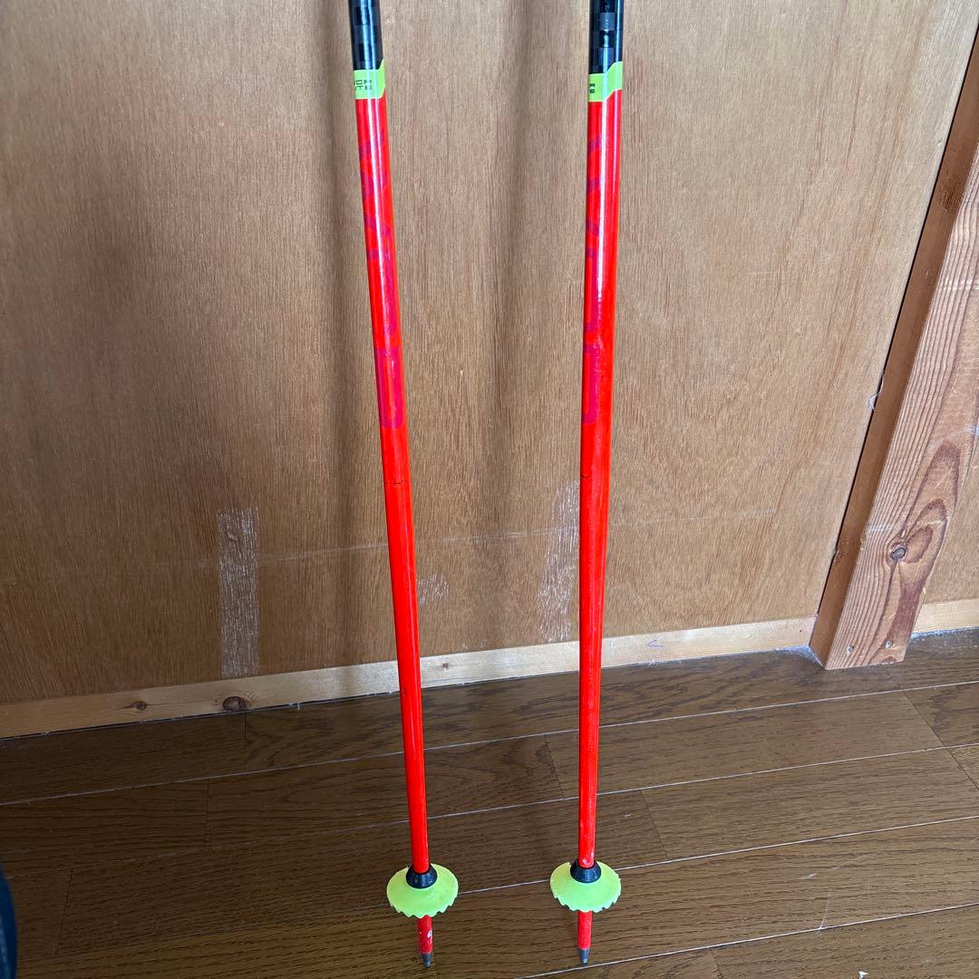 LEKI スキーSL用ストック　110cm パンチガード付