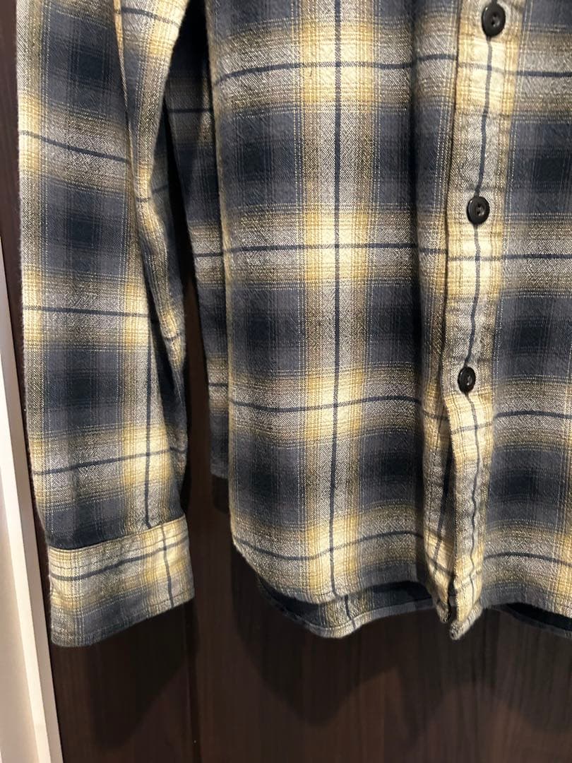 新品未使用　スーパーレア　RRL ダブルアールエル　シャドーオンブレ　シャツ