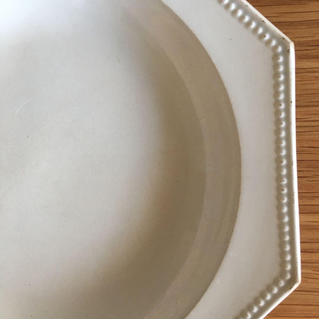 モントロー ファイアンスフィーヌ オクトゴナルプレート 深皿 アンティーク