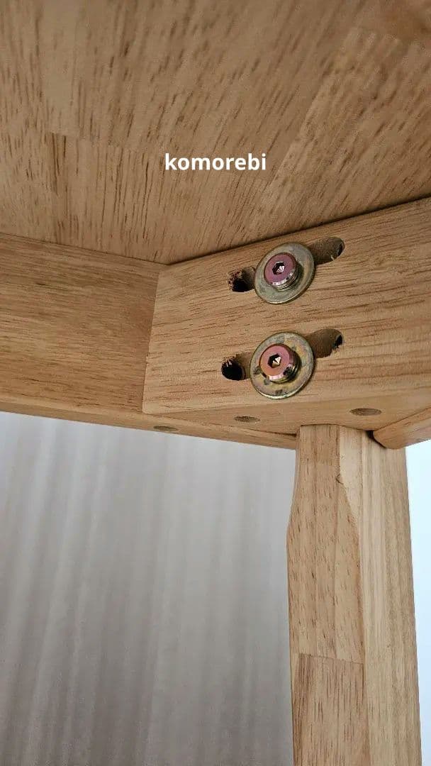 【引き取り限定】ナチュラルウッド　ダイニングテーブル　椅子4脚　セット　スツール