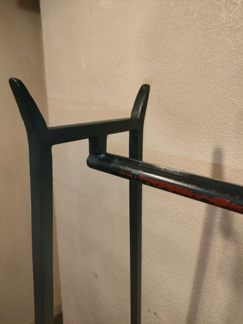 IDEE イデー バルベース アイアン ハンガーラック ブラック 幅120cm