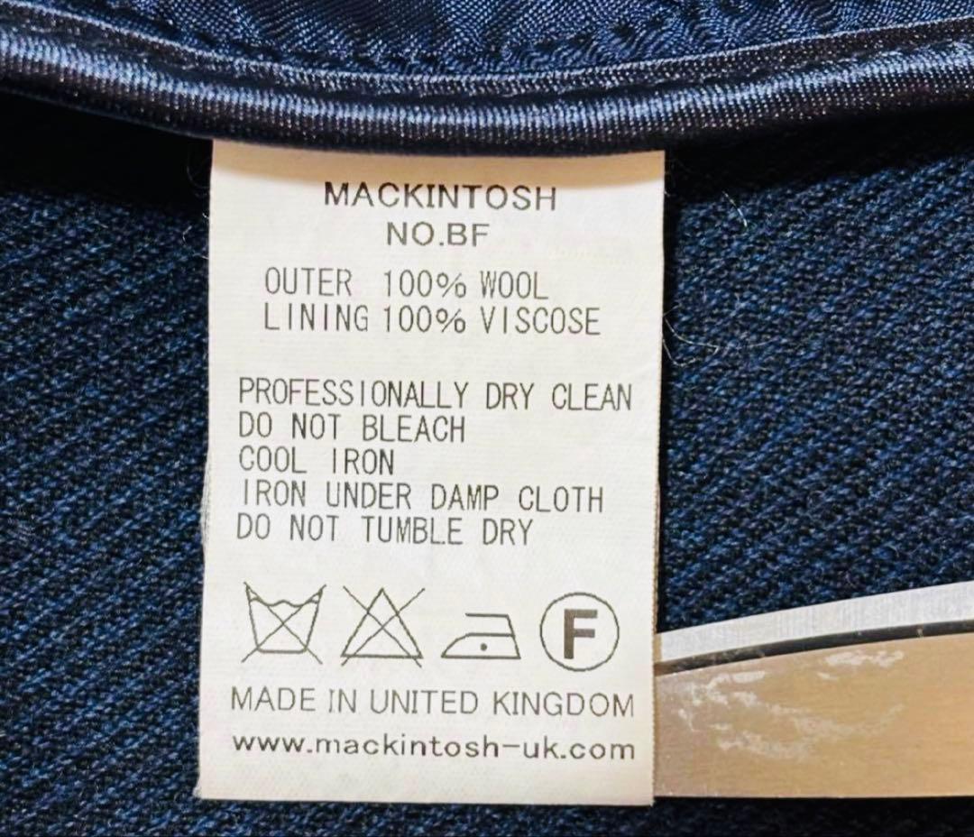 マッキントッシュ バルマカーンコート ステンカラー ラグランスリーブ 英国製42