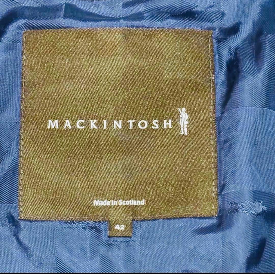 マッキントッシュ バルマカーンコート ステンカラー ラグランスリーブ 英国製42