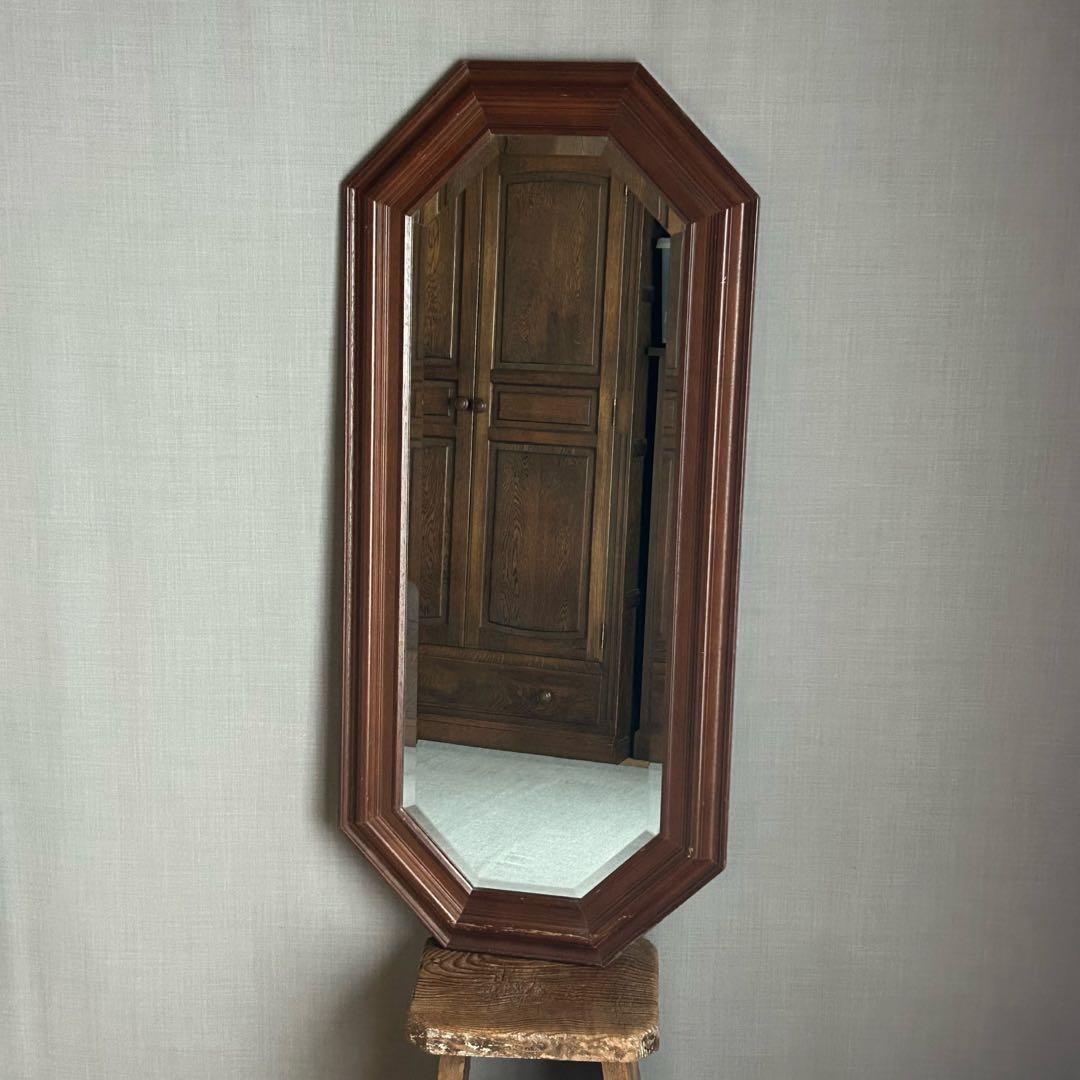 ヴィンテージ調 ウォールミラー