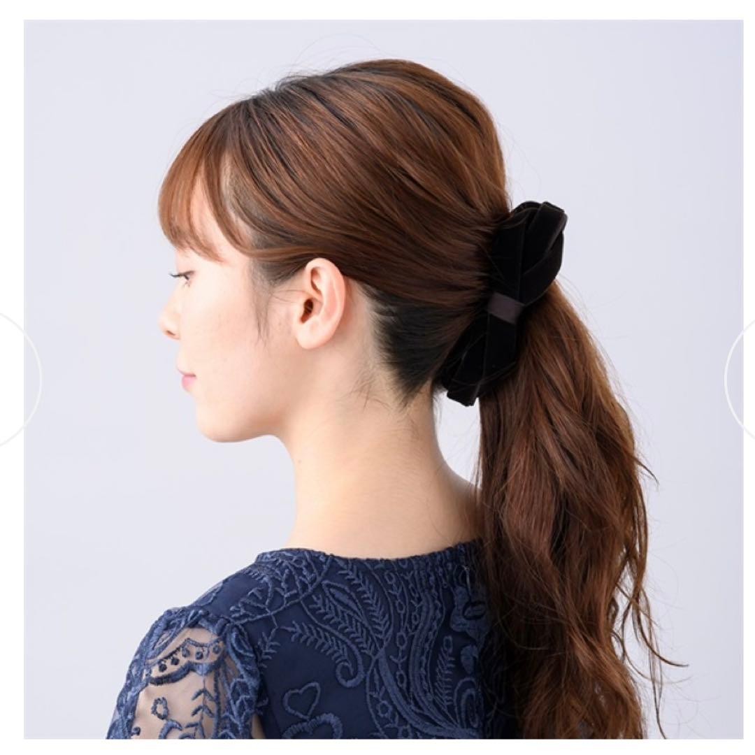 コンプレックスビズ 美品★ ベルベット ベロア バナナクリップ