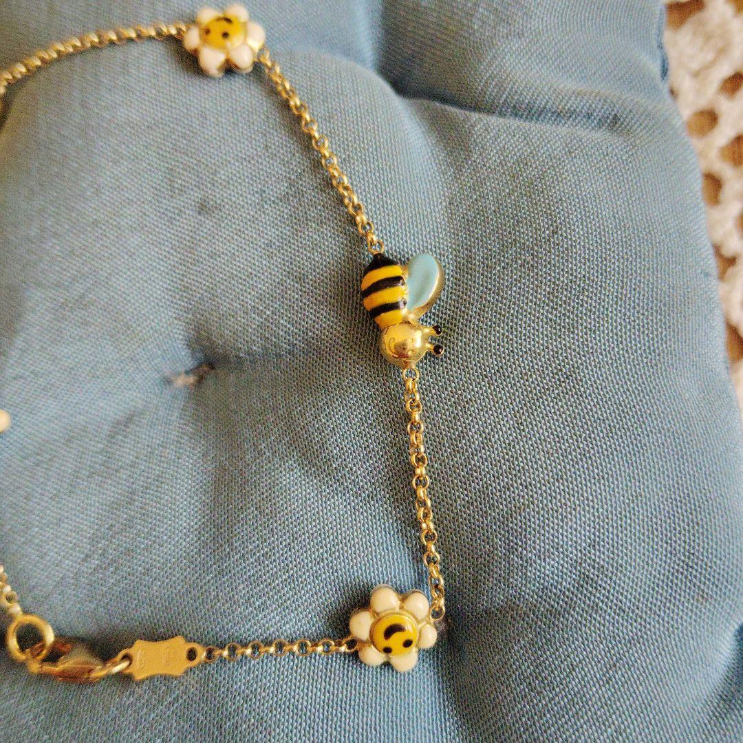 ポンテヴェキオ♡レア名品蜂はちお花ブレスレット♡値下げ不可