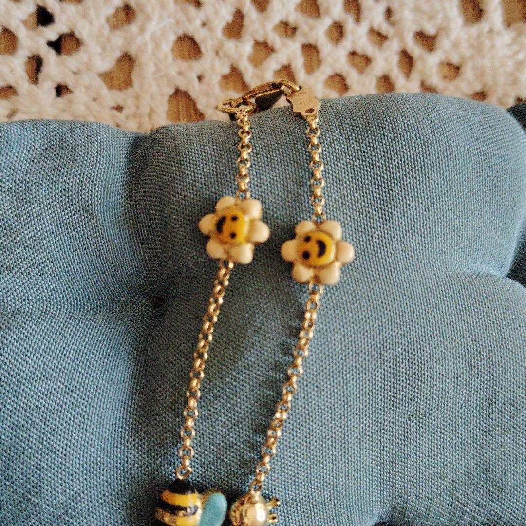 ポンテヴェキオ♡レア名品蜂はちお花ブレスレット♡値下げ不可