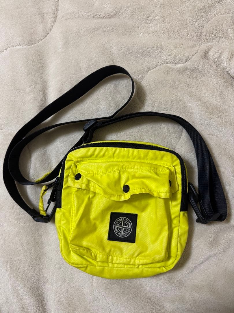 STONE  イエロー メッセンジャーバッグ