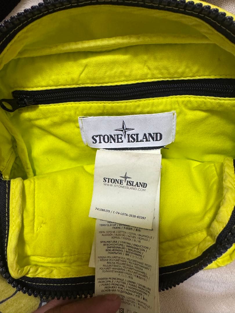 STONE  イエロー メッセンジャーバッグ