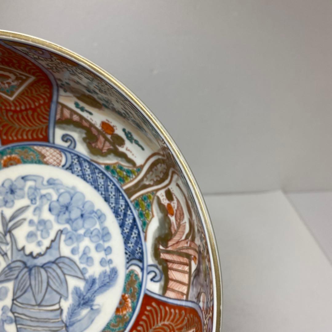 古伊万里　染錦　三ツ鉢　直径24.7・22・19㎝　タサオ　東な7-0305②