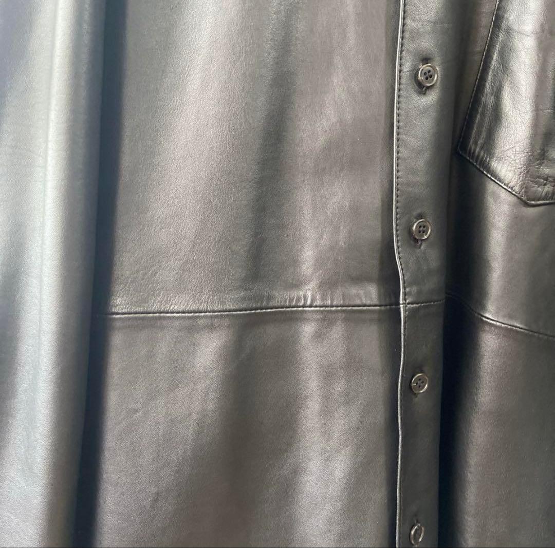 ぴ*ぴ様 ラムレザーファットシャツ　ジャーナルスタンダード　羊革