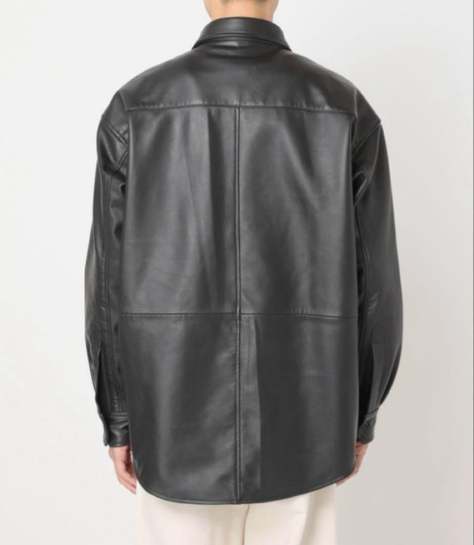 ぴ*ぴ様 ラムレザーファットシャツ　ジャーナルスタンダード　羊革