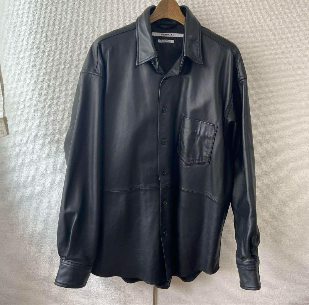 ぴ*ぴ様 ラムレザーファットシャツ　ジャーナルスタンダード　羊革