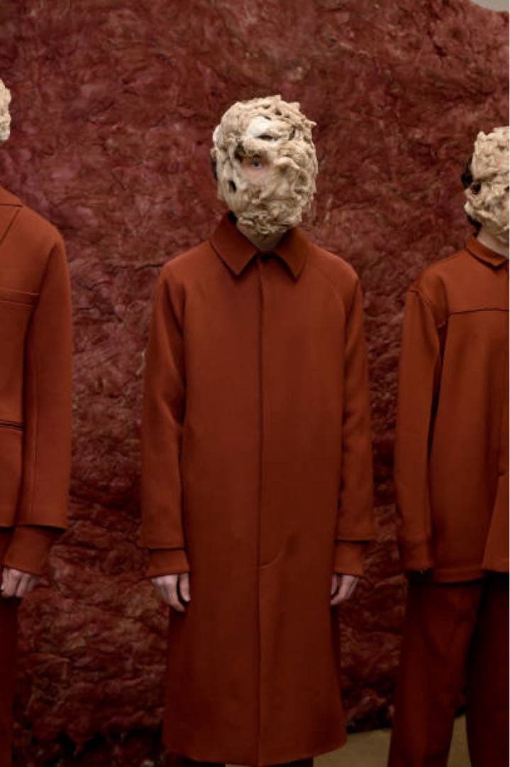 ジャケット・アウター OmarAfridi RAGLAN LONG COAT 20AW RED