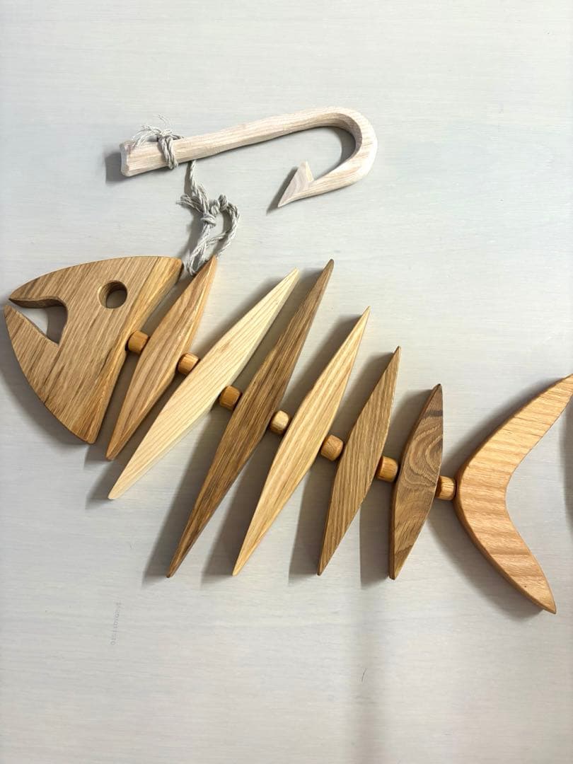 ［釣り針フック付］北欧　鍋敷き スカンジナビスク　ヘムスロイド　魚　トリベット