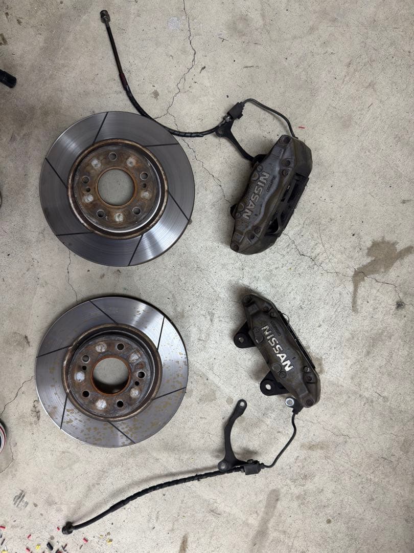 BNR32 純正 ブレーキキャリパー、ローターセット
