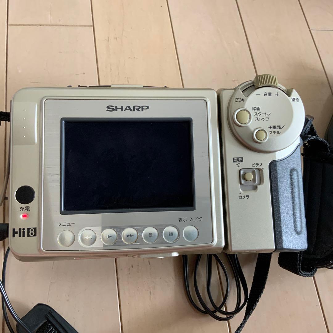 8ミリビデオカメラ SHARP Hi8 液晶ビューカム VL-EH500