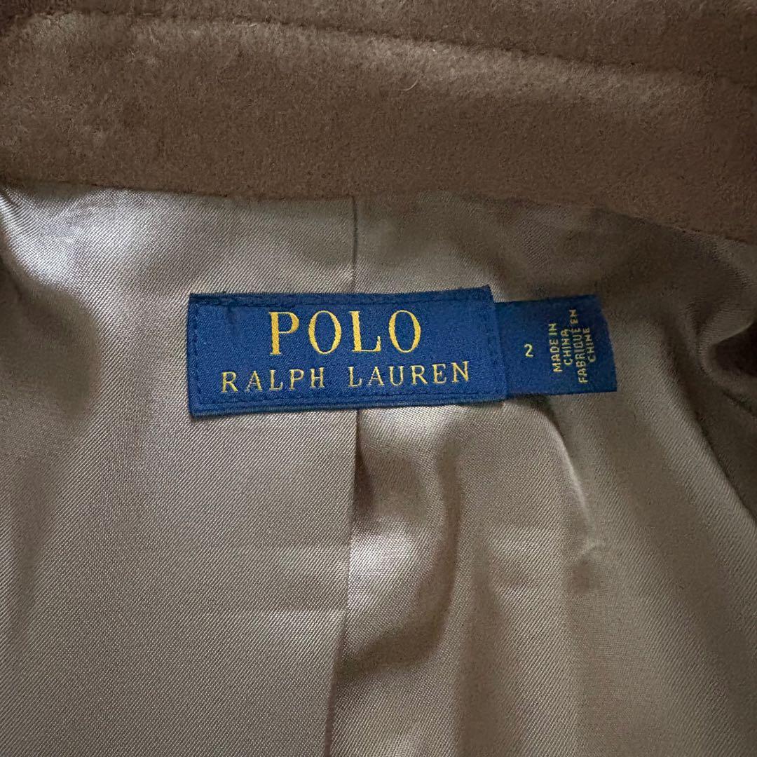 現行系　極美品　ポロラルフローレン チェスターコート　カシミヤ ブラウン　M