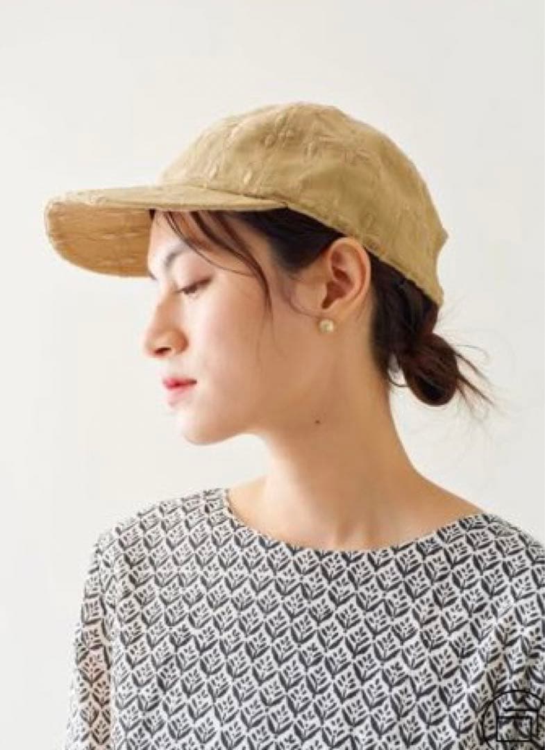 新品□ヌキテパne Quittez pas/キャップ Cotton Linen