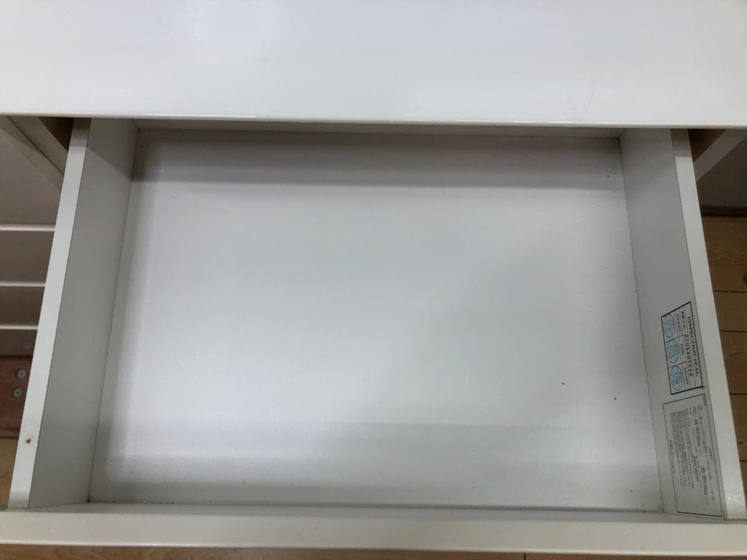 ニトリ ローチェスト クエス　ホワイトウォッシュ 140cm幅　250428-4