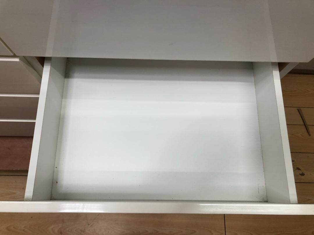 ニトリ ローチェスト クエス　ホワイトウォッシュ 140cm幅　250428-4