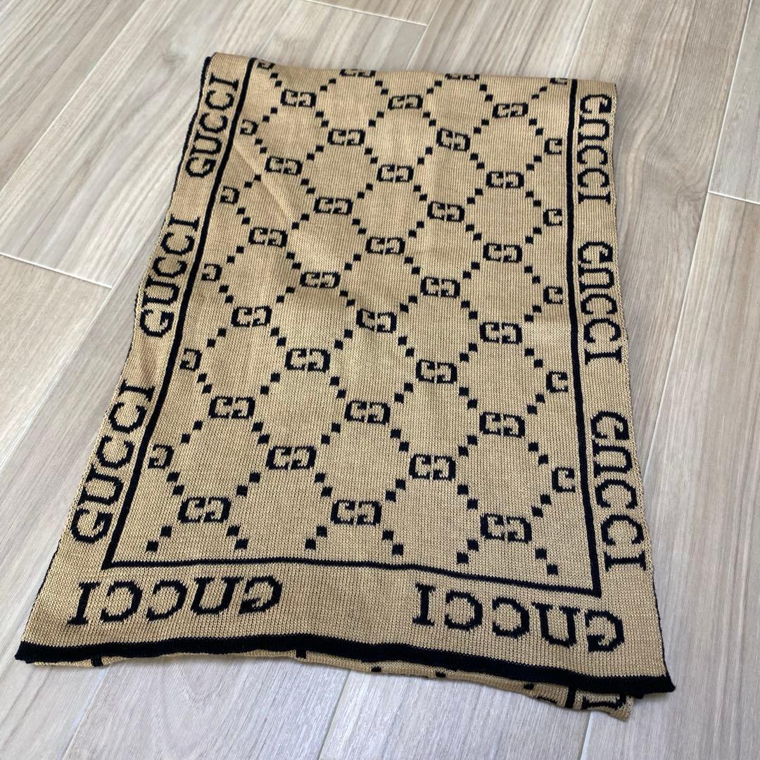 GUCCI GGパターン マフラー リバーシブル