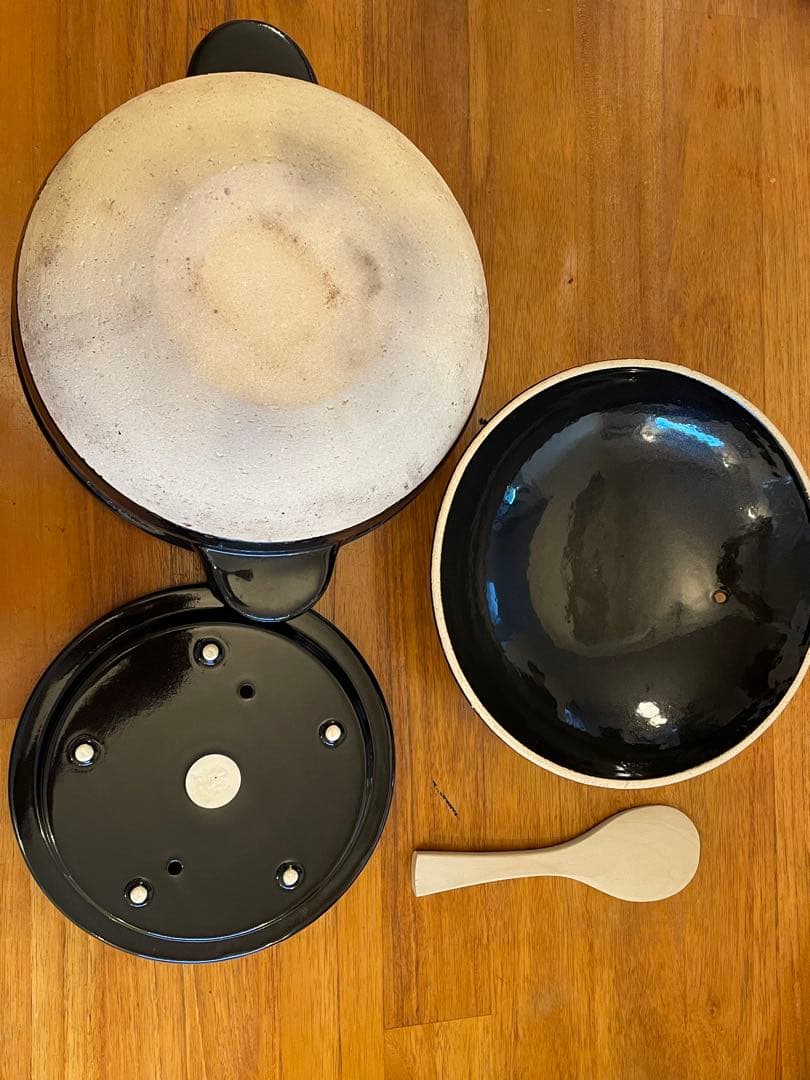 ［長谷園］かまどさん　土鍋　三合炊き