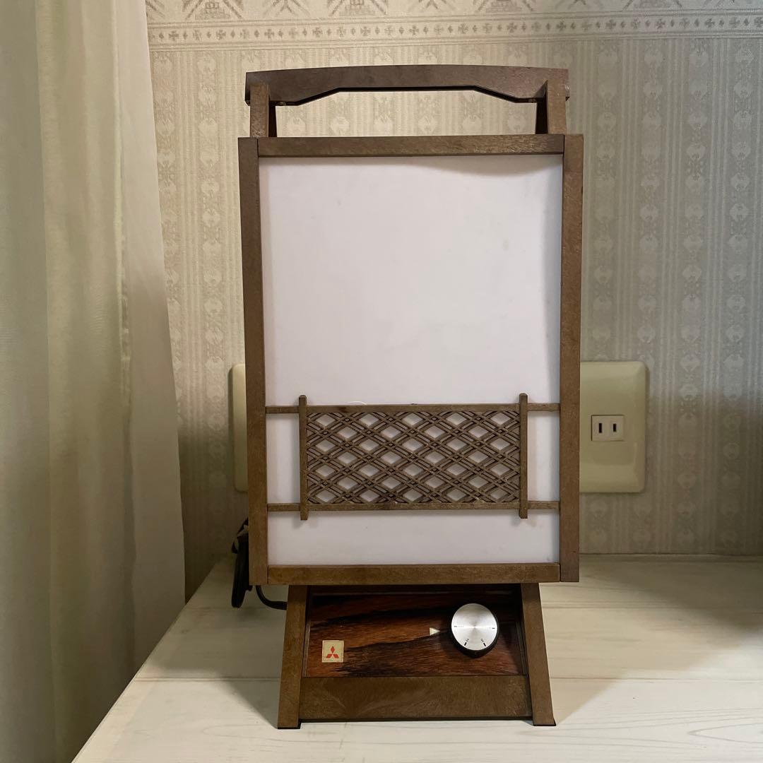 【美品】昭和レトロ 三菱電機白熱灯スタンド 行燈 希少