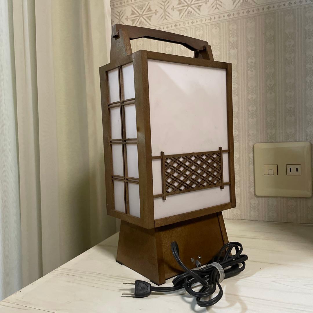 【美品】昭和レトロ 三菱電機白熱灯スタンド 行燈 希少