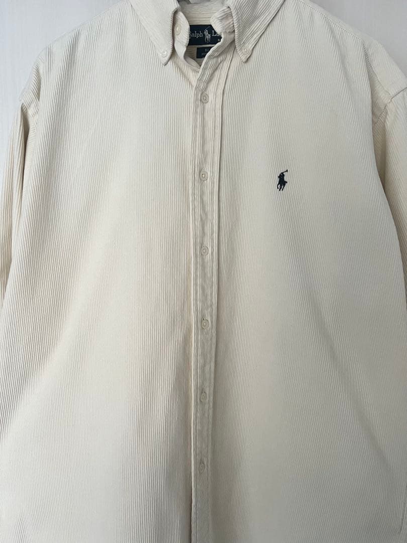 Ralph Lauren BRAKE アイボリー コーデュロイ 長袖シャツ