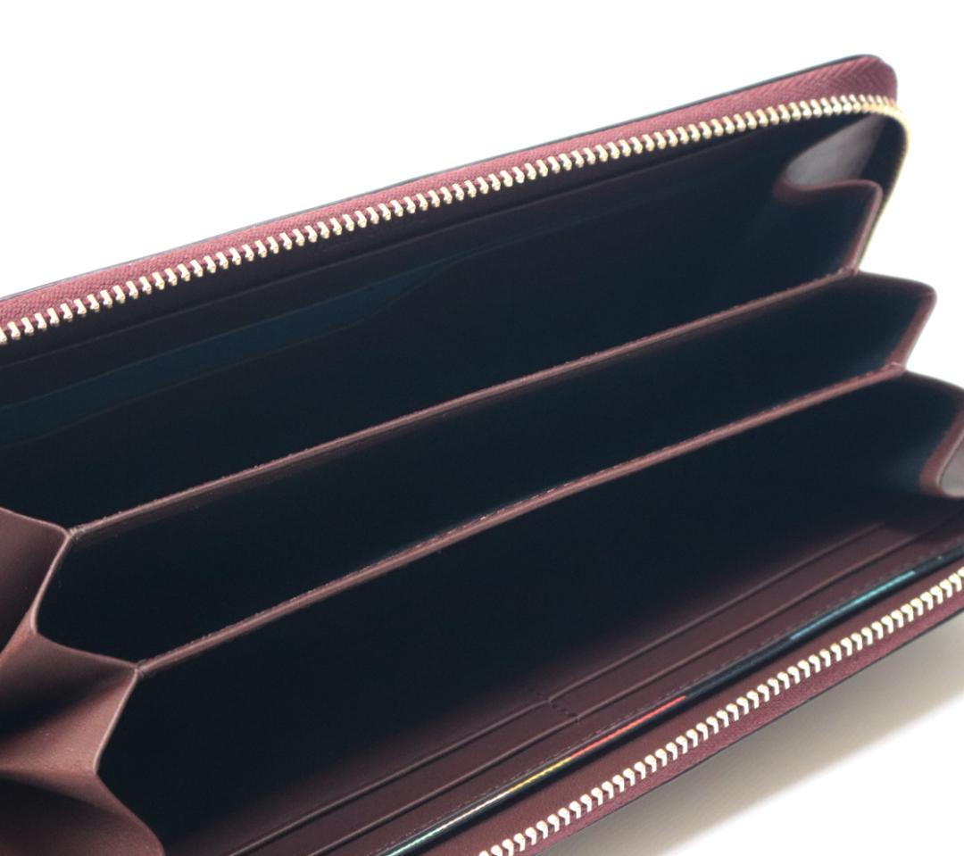 33,000円新品【ポールスミス】ステッチハイライト ラウンドジップ 長財布