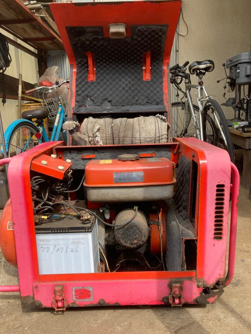 専用デンヨーミニ（動作確認済み） エンジン溶接機(2ストローク防音型)