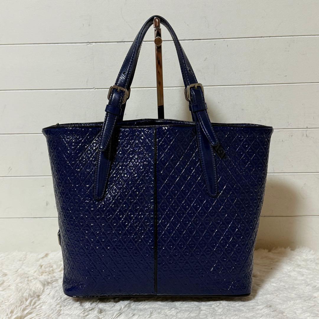 ⭐️極美品⭐️　TOD's　トッズ　2way　ハンドバッグ　トート　ネイビーブルー