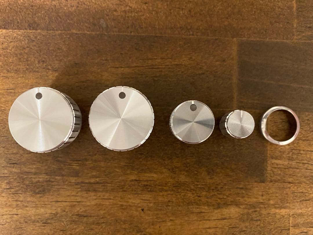 L700S ミラジーノ　エアコン　ツマミ　ノブ　シルバー