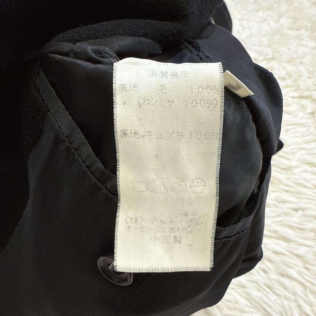 【美品】GARNIER チェスターコート カシミヤ100% ブラック L