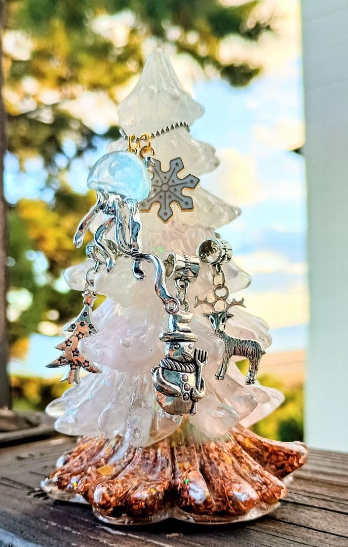 WHITE⭐️Xmasツリー⭐️オルゴナイト❤きらっとさま♥専用