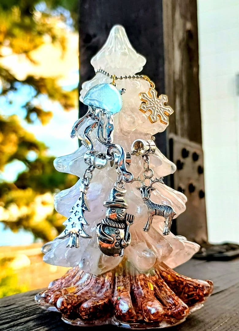 WHITE⭐️Xmasツリー⭐️オルゴナイト❤きらっとさま♥専用