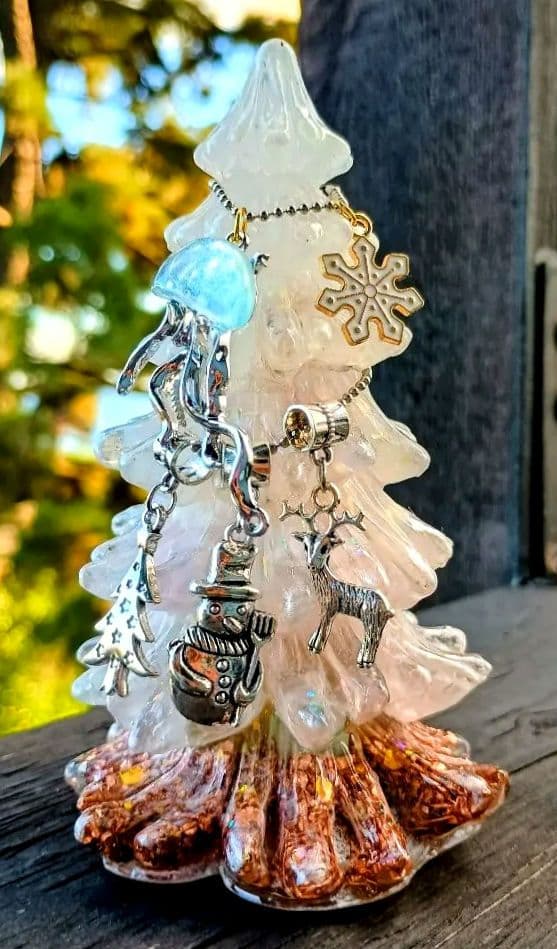 WHITE⭐️Xmasツリー⭐️オルゴナイト❤きらっとさま♥専用