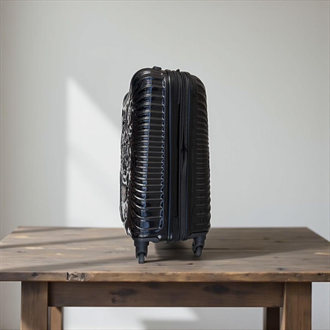 siffrer スカルデザイン キャリーケース 機内持ち込み 拡張ファスナー付