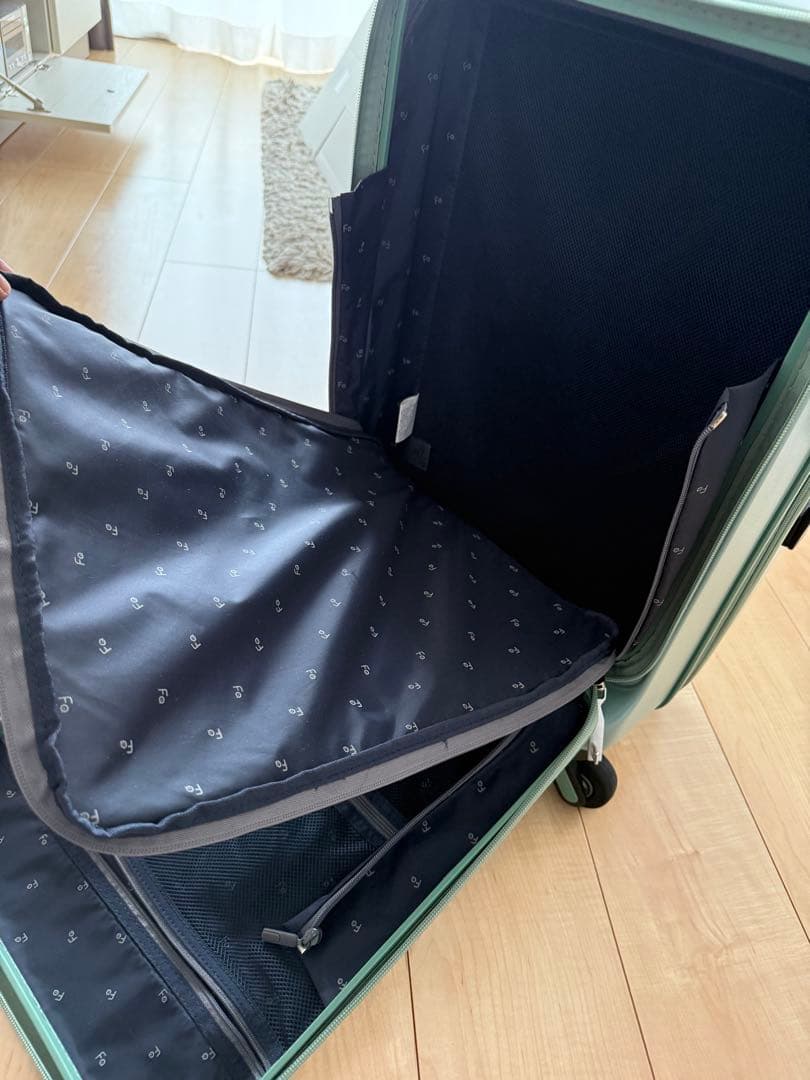 m☆mさま専用：フリクエンターフロントオープンキャリーケース機内持ち込み可