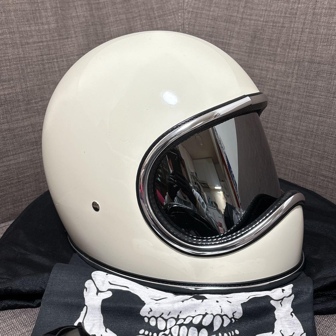 新品　スペースヘルメットXLサイズ　ホワイト　ゴーグル、ケース付きnobudz風