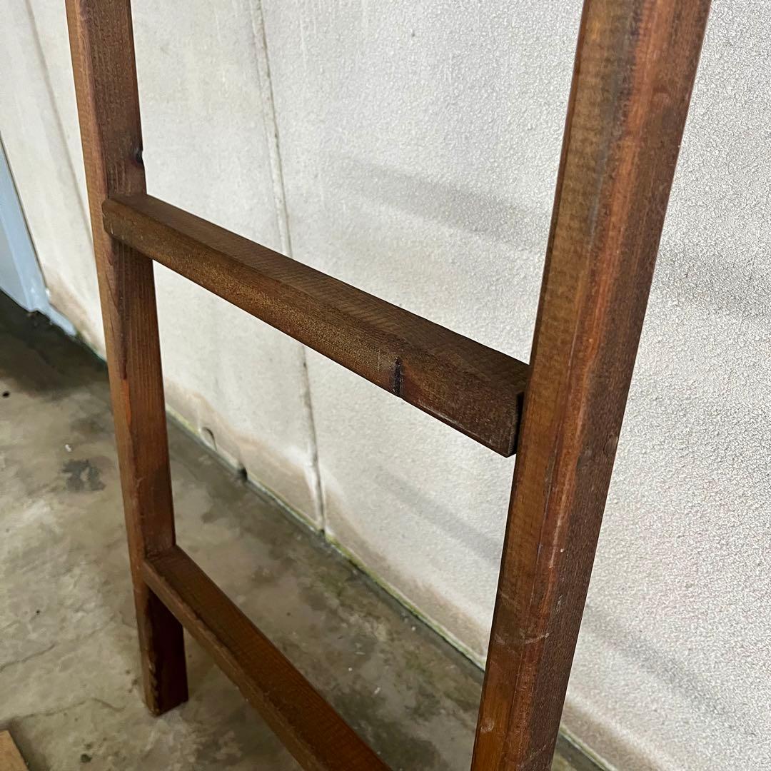 木製 ヴィンテージ ハシゴ ラダーラック 欧風 インテリア